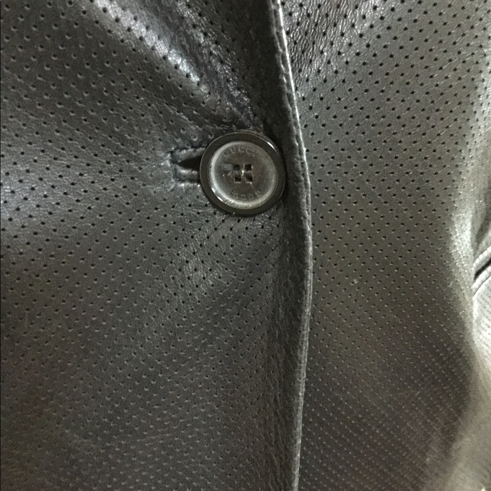 Authentic GUCCI leather lightweight blazer US10 - Picture 8 of 8